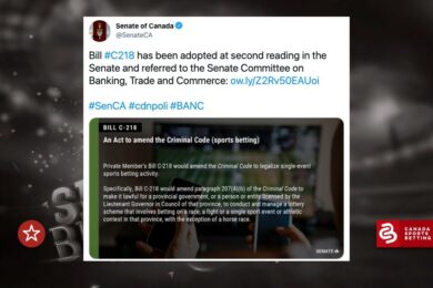 Canada Sports Betting Bill C-218 Passes The Next Hurdle