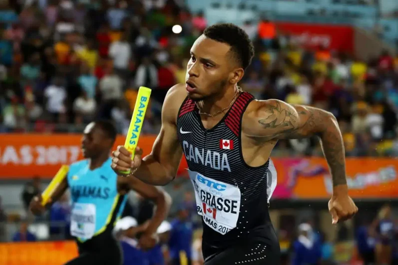 Andre de Grasse 100m