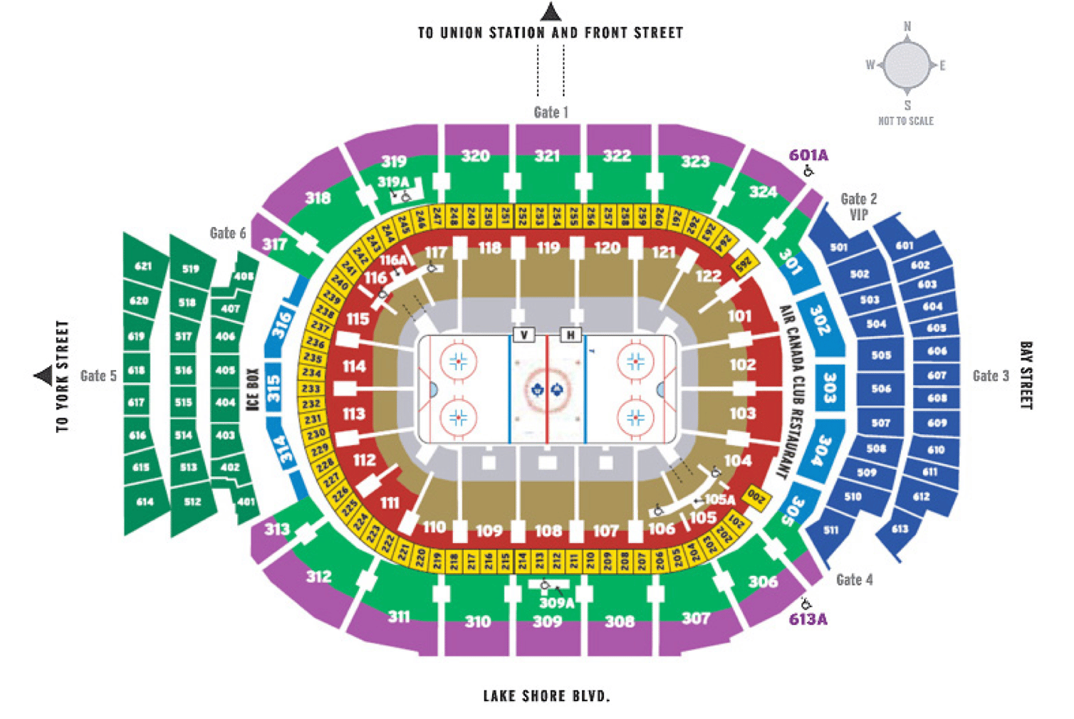 Air Canada Centre Maple Leafs Arena Seat View & Home Schedule