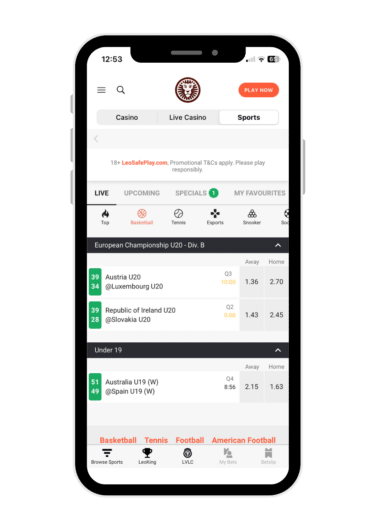 leo vegas mobile app