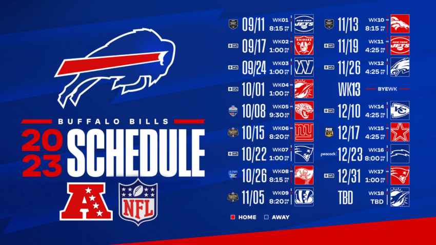 Buffalo Bill Schedule
