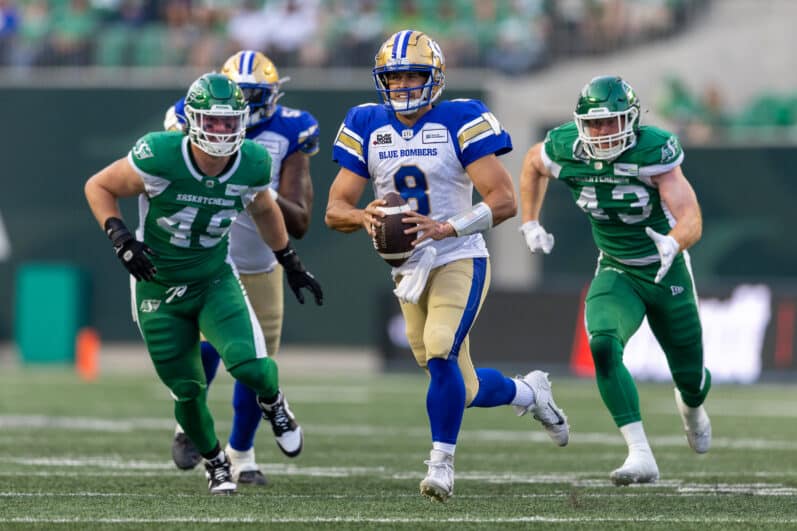 Winnipeg Blue Bombers Saskatchewan Roughriders CFL Canada