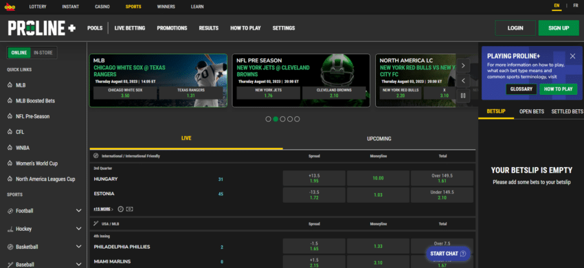 Proline Plus Sportsbook