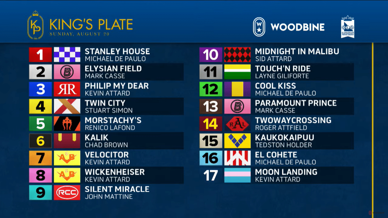 2023 King's Plate Field