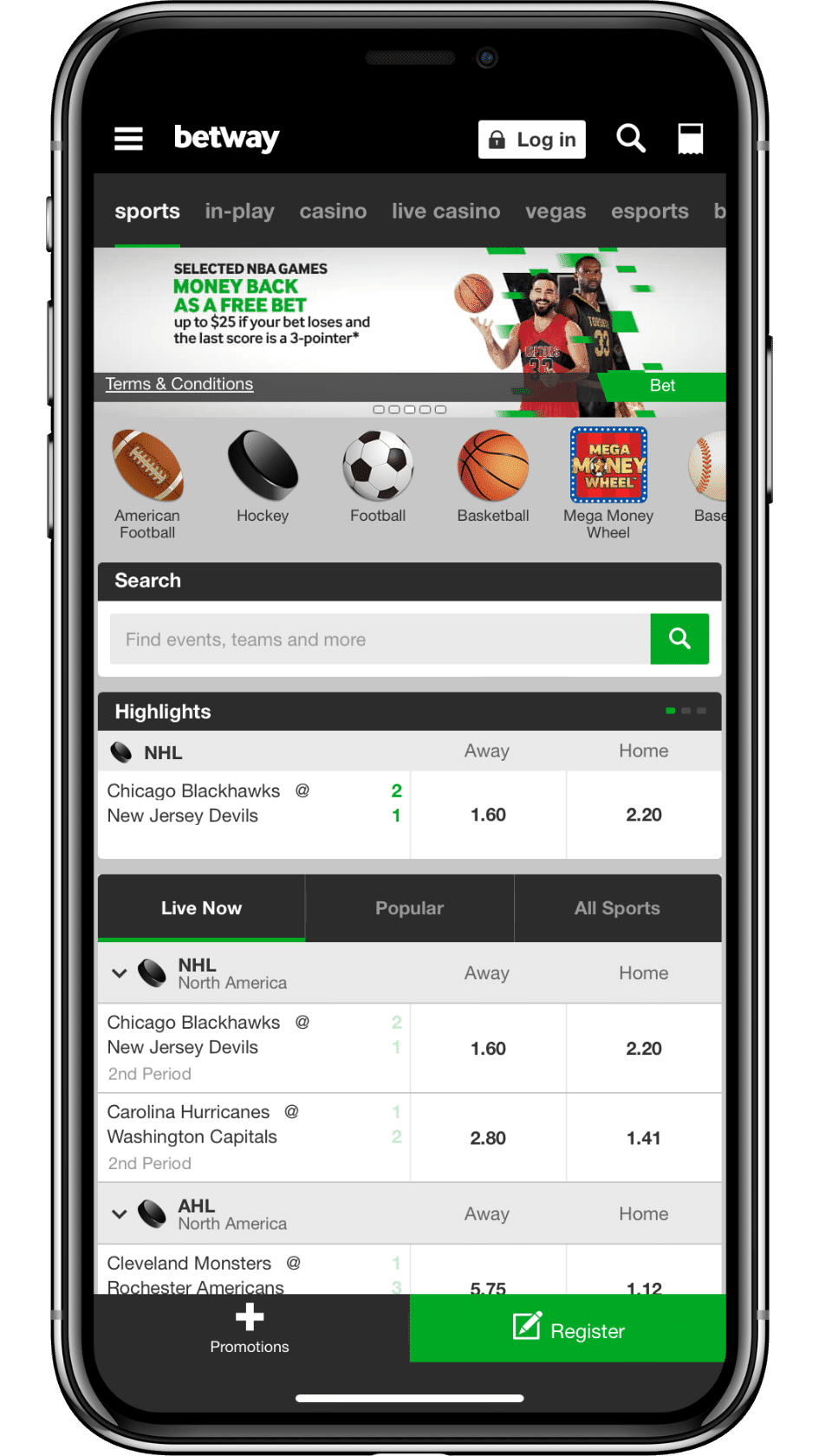 Betway betting app