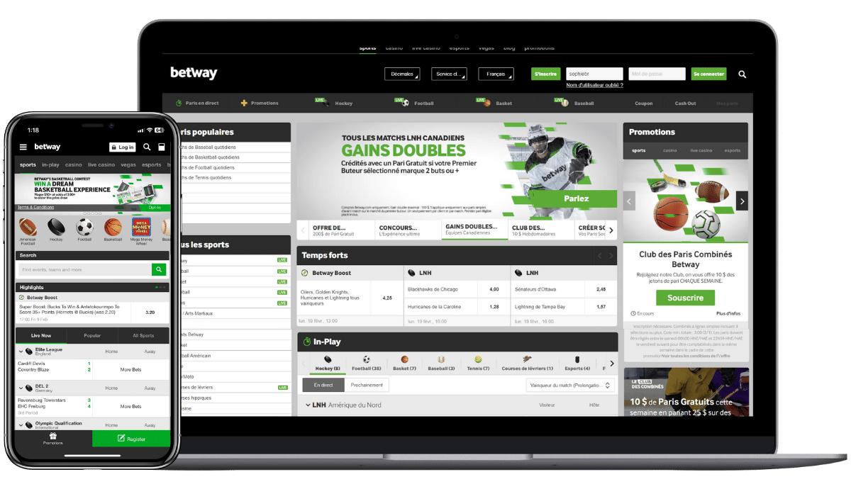 betway sports betting quebec