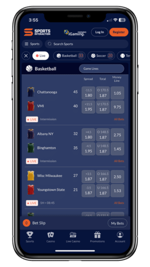 sports interaction ontario sports betting app