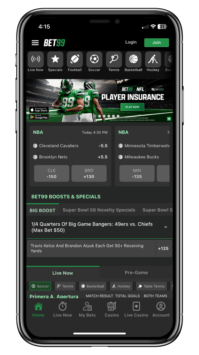 bet99 sports betting app