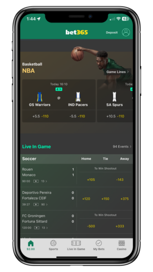 bet365 ontario betting app