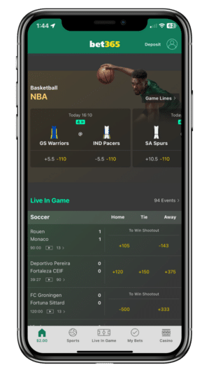 bet365 ontario betting app