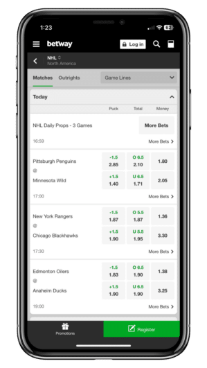 betway ontario betting app