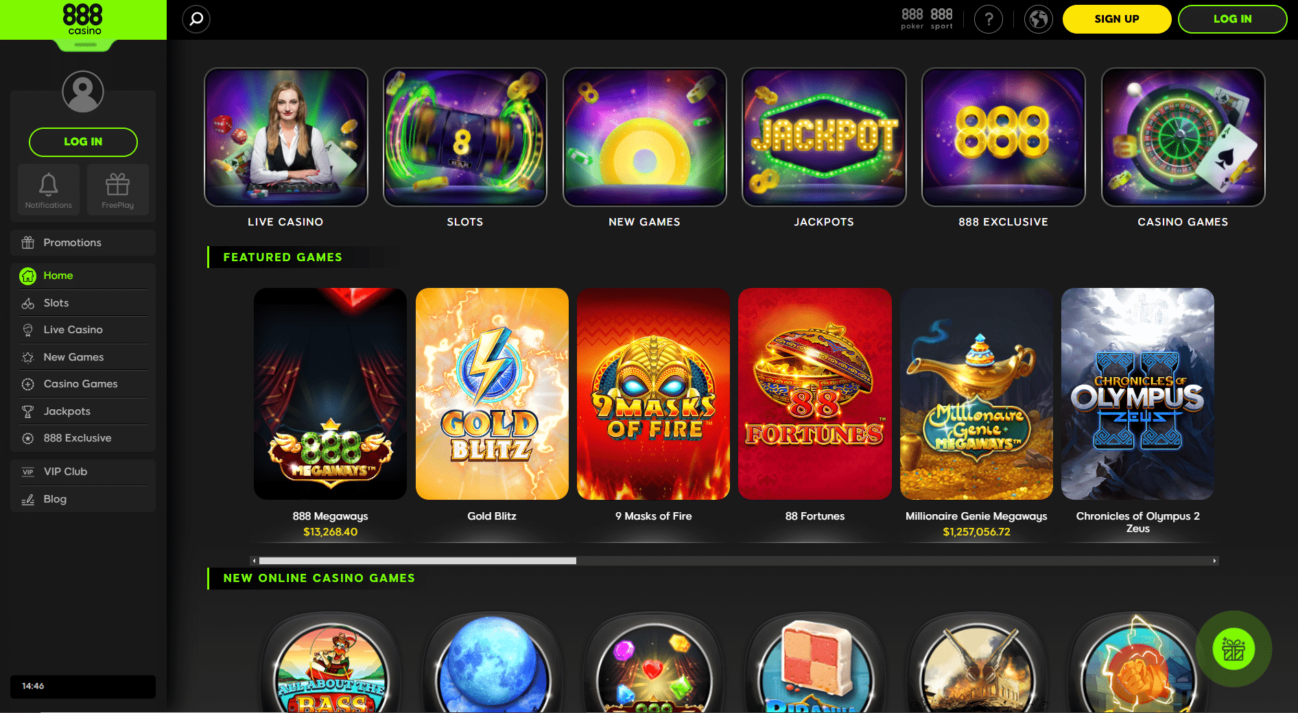 888 online casino canada