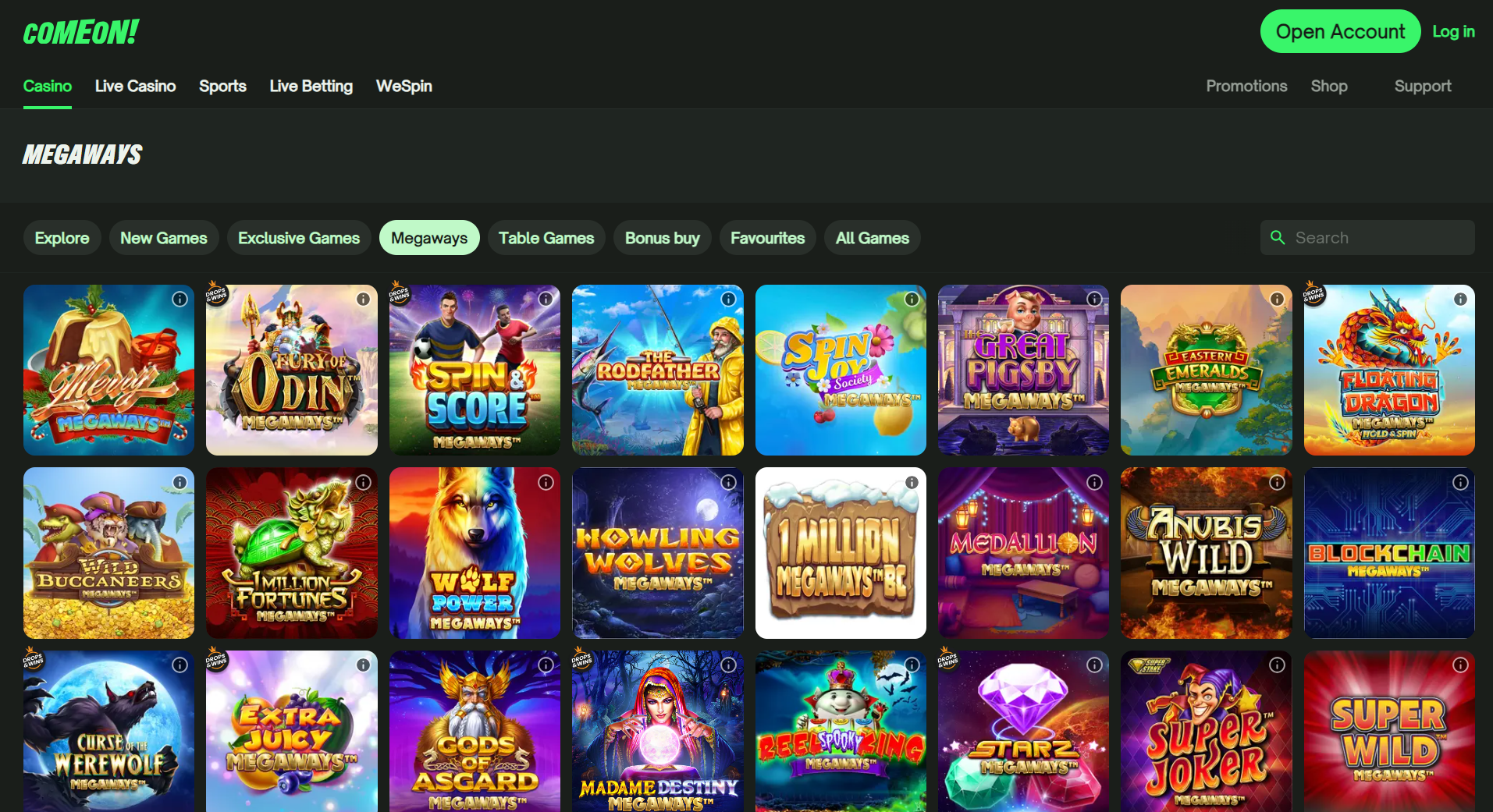 comeon canada online casino