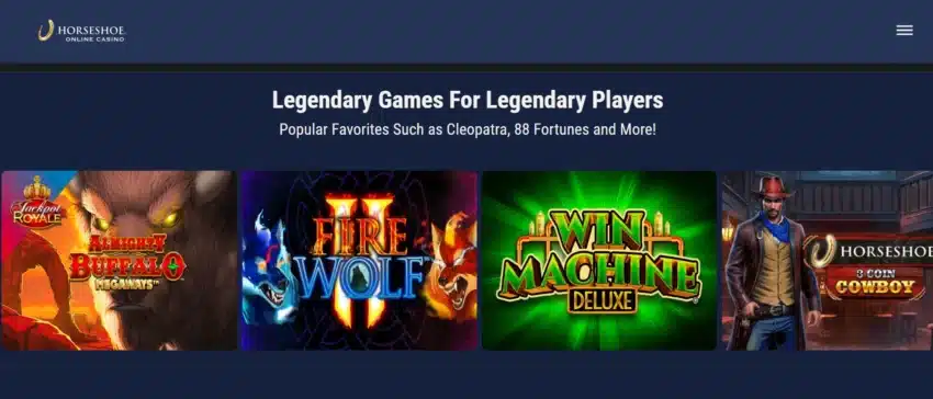 Horseshoe Online Casino Ontario Website