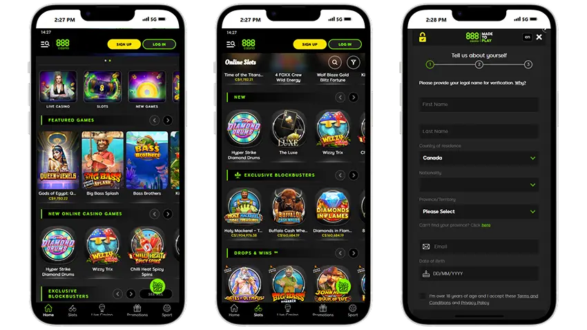 888 casino mobile
