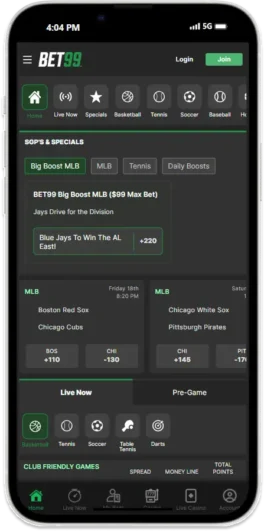 bet365 betting app2 BET99 mobile appHome Screen
