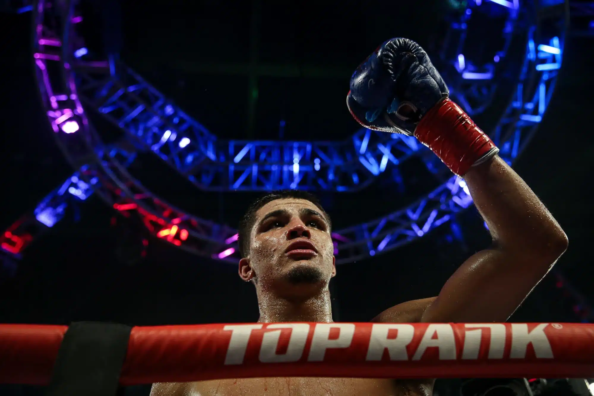 Xander Zayas fight for the NABO/ NABF Junior Middleweight Titles live on ESPN during a Top Rank bout at the American Bank Center on Friday, Sept. 15, 2023, in Corpus Christi, Texas. Zayas won by technical knockout in the fifth round.