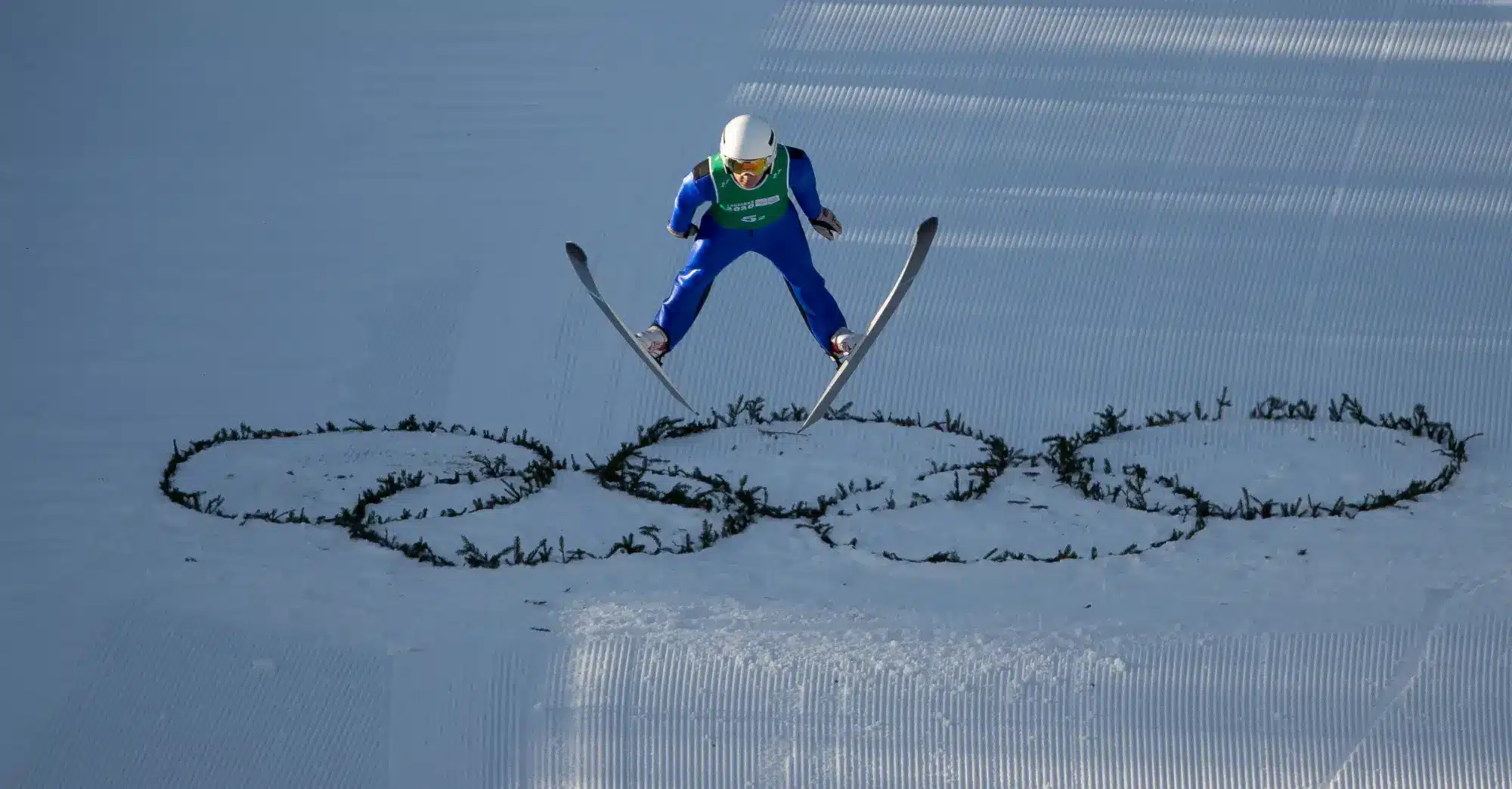 Jan 21, 2020; Lausanne, SWITZERLAND; Niklas Malacinski USA in action during the Nordic Mixed Team Competition at Les Tuffes Nordic Centre. The Winter Youth Olympic Games.