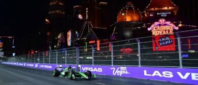 Stake F1 Sauber driver Valtteri Bottas (77) during practice at Las Vegas Circuit