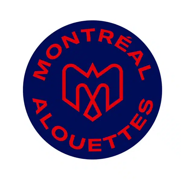 The official CFL logo of the Montreal Alouettes