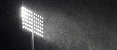 Rain falls before an AFC Divisional Round playoff game between the Baltimore Ravens and the Buffalo Bills at Bills Stadium.