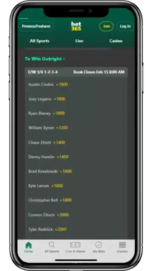 NASCAR bet365