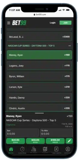 NASCAR BET99