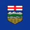 A view of the flag of Alberta