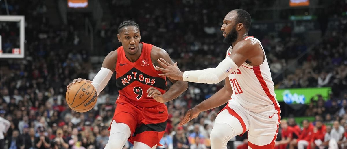 Houston Rockets vs. Toronto Raptors, 2025-26 NBA Season, RJ Barrett, Josh Okogie