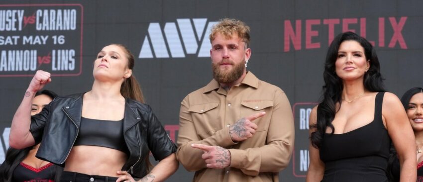 Ronda Rousey, Gina Carno, Jake Paul