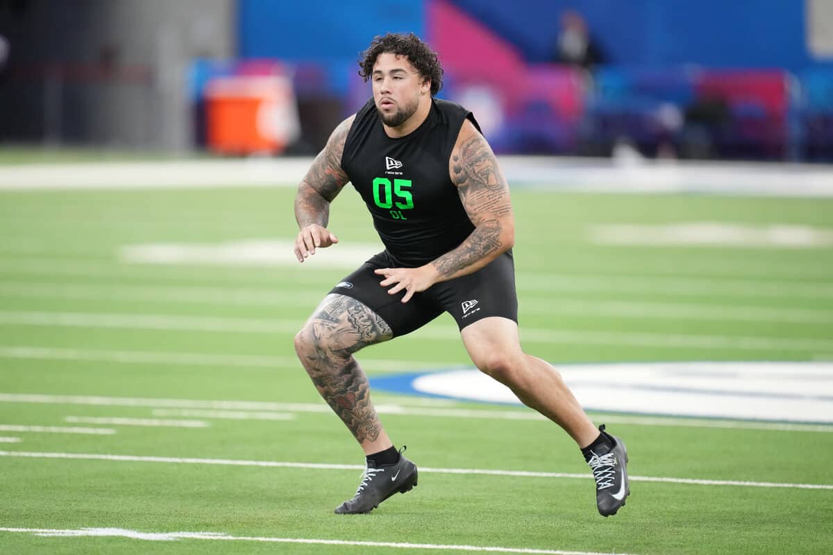Chase Bisontis, 2026 NFL Combine