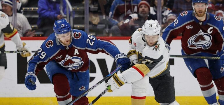 Golden Knights vs. Avalanche, 2026 NHL Playoffs, Nathan MacKinnon, William Karlsson