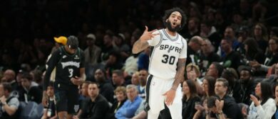 Julian Champagnie, San Antonio Spurs, 2026 NBA Playoffs