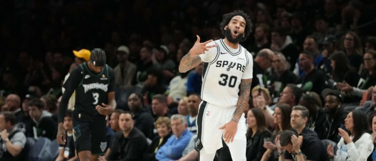 Julian Champagnie, San Antonio Spurs, 2026 NBA Playoffs