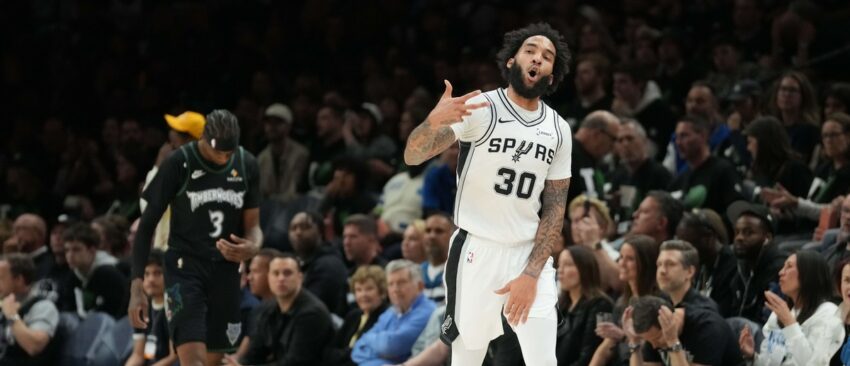 Julian Champagnie, San Antonio Spurs, 2026 NBA Playoffs