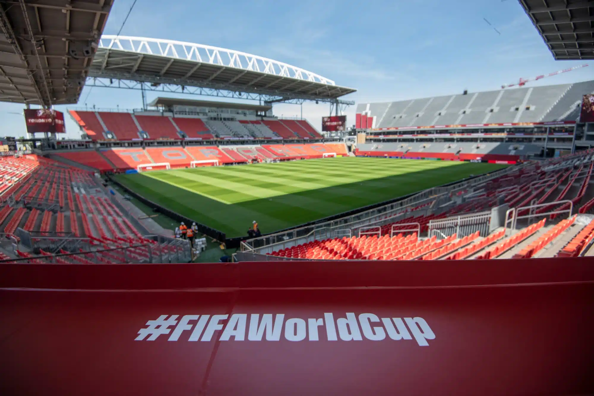 A view of BMO Field in Toronto, Ontario, Canada, one of the host cities of the 20226 FIFA World Cup