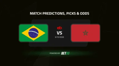 Match Graphic Brazil vs Morocco