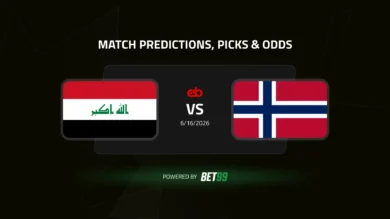 Match Graphic Iraq vs Norway