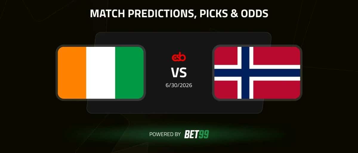 Ivory Coast vs. Norway Match Prediction, Betting Tips, And World Cup Odds (6/30/26)