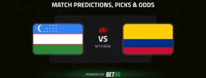 Match Graphic Uzbekistan vs Colombia