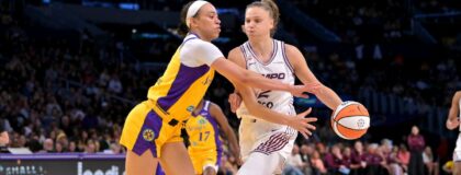 Los Angeles Sparks vs Toronto Tempo, Laura Juskaite, Dearica Hamby