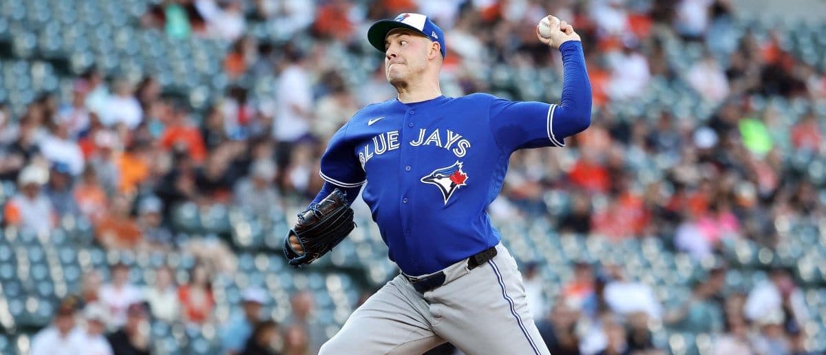 Toronto Blue Jays pitcher Patrick Corbin (46) throws during the first inning against the Baltimore Orioles at Oriole Park at Camden Yards.