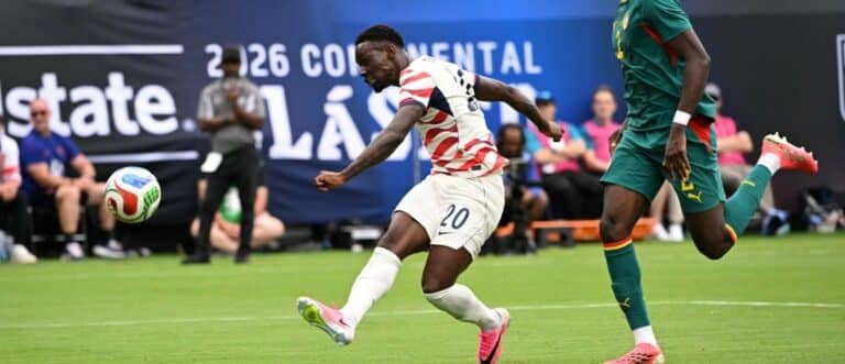 World Cup 2026 group stage match action at a North American venue