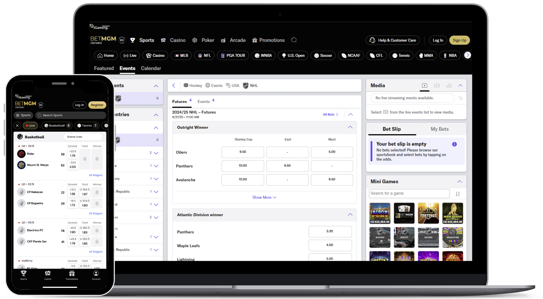 betmgm mockup