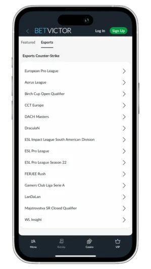 BetVictor Betting App