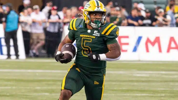 Justin Rankin helped the Edmonton Elks win against the Calgary Stampeders in the rematch of the Labour Day Classic.
