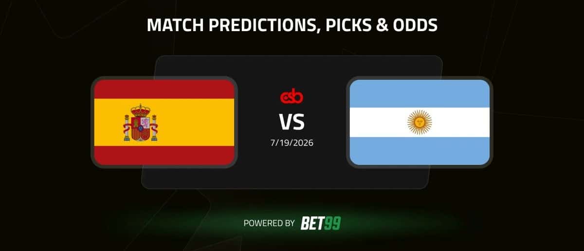 Spain vs. Argentina Match Prediction, Betting Tips, And Odds (7/19/26)