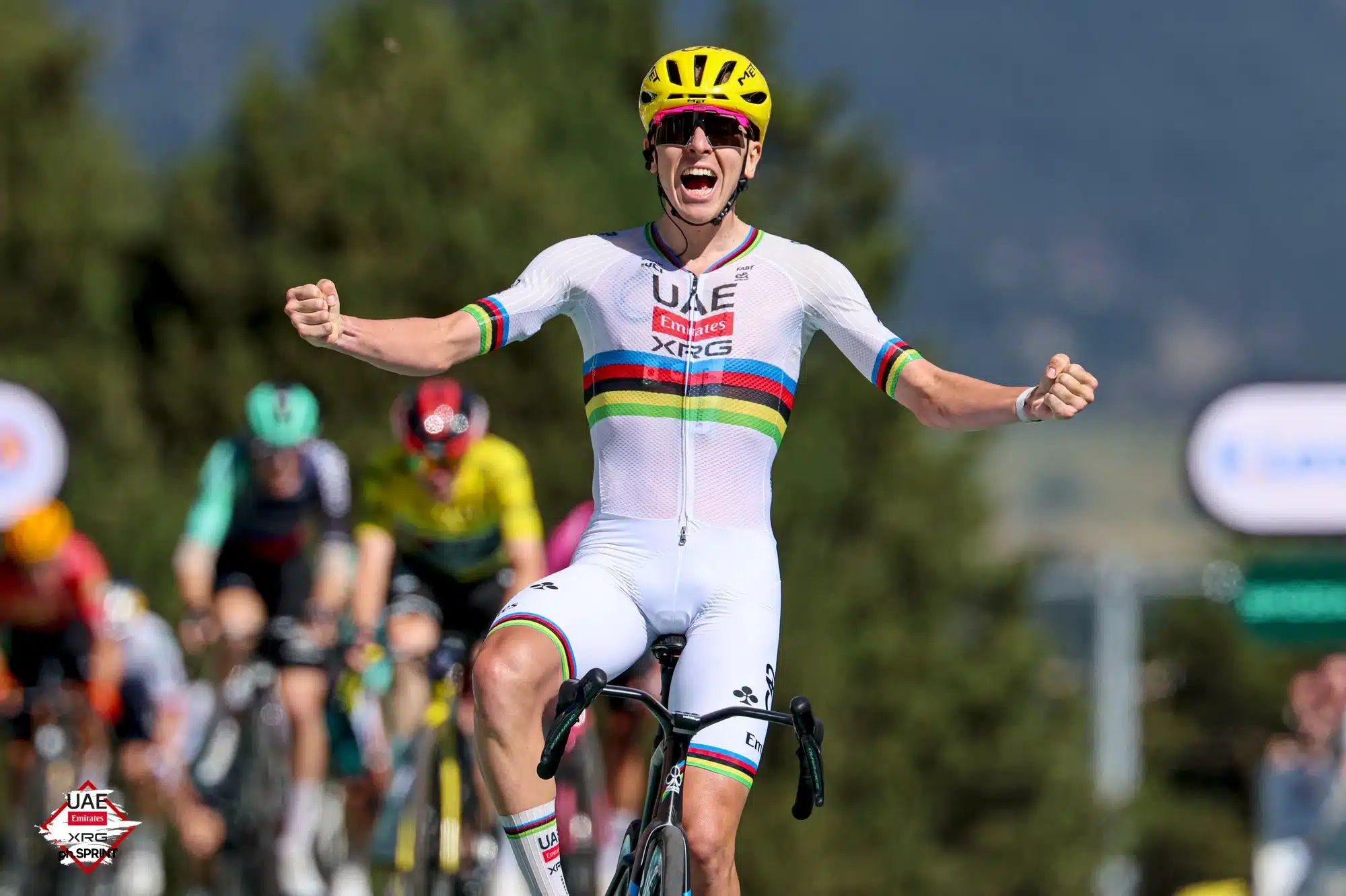 Tadej Pogačar takes the stage 3 victory and Yellow Jersey at the 2026 Tour de France