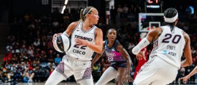 Washington Mystics vs. Toronto Tempo, 2026 WNBA Season, Julie Allemand