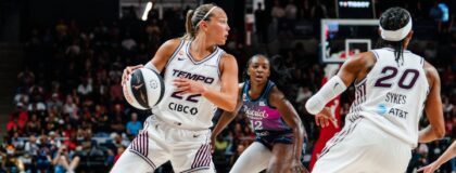 Washington Mystics vs. Toronto Tempo, 2026 WNBA Season, Julie Allemand
